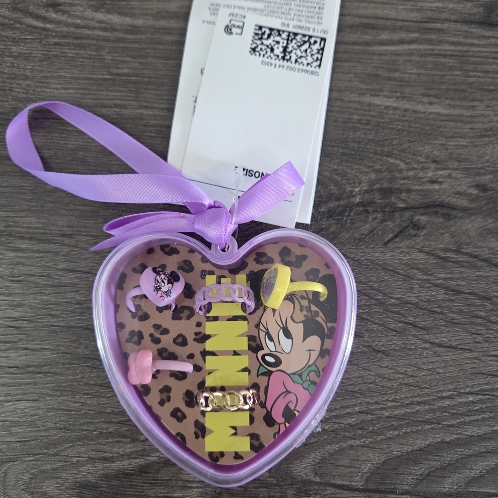 Minnie Mouse 5pc ring set NEW